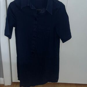 THML Midnight Blue Shirt Dress